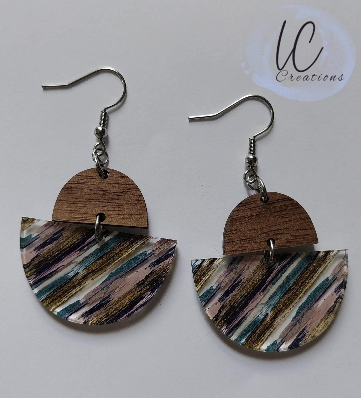 Glitter Brush Strokes