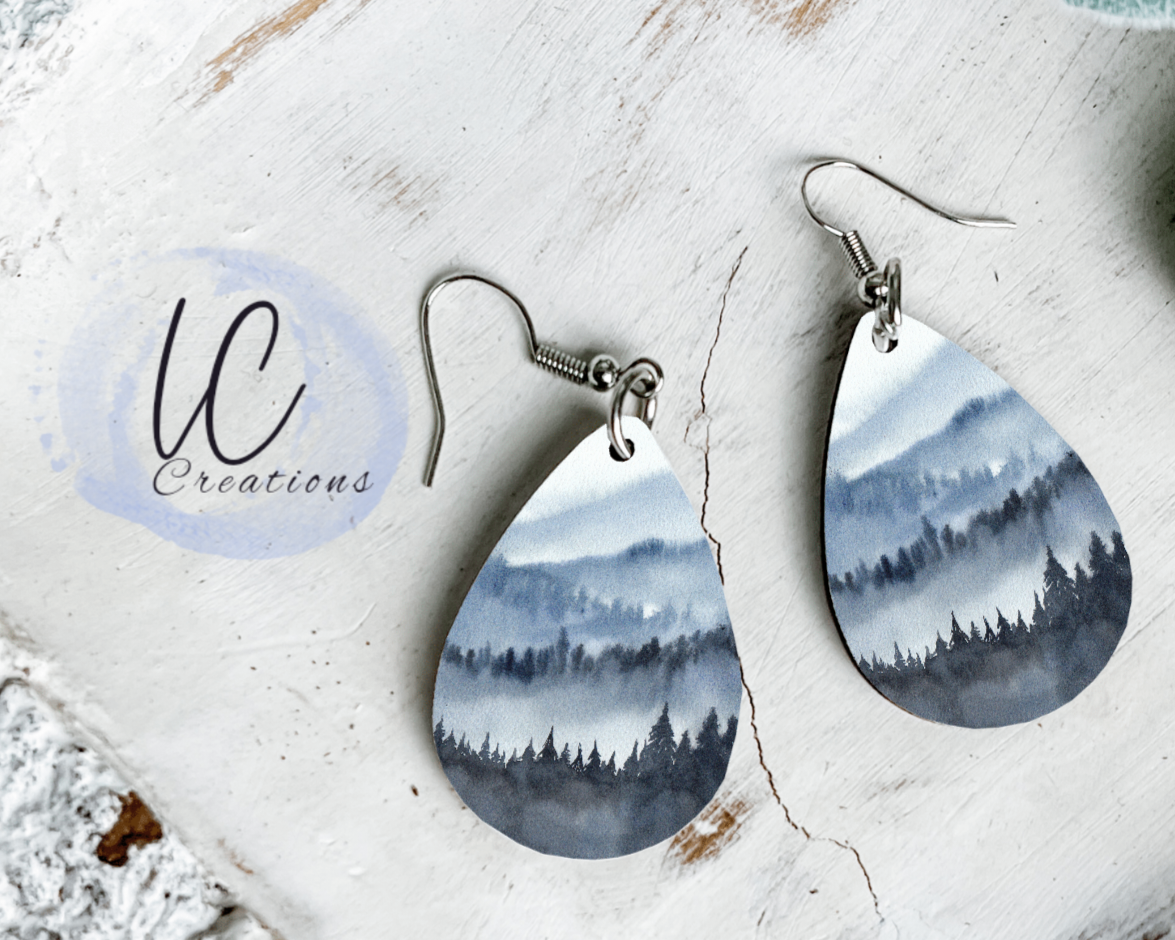 Watercolor Mountains