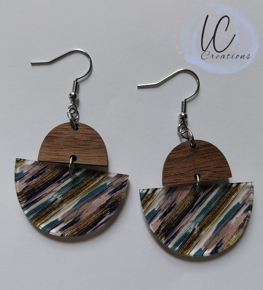 Glitter Brush Strokes