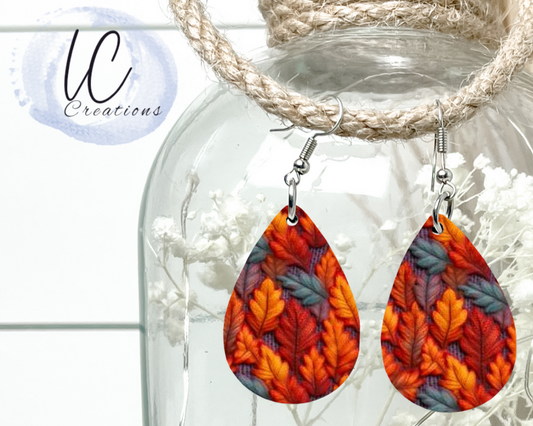 Embroidered Leaves