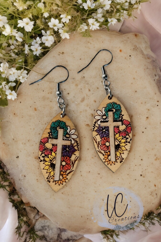 Floral Cross