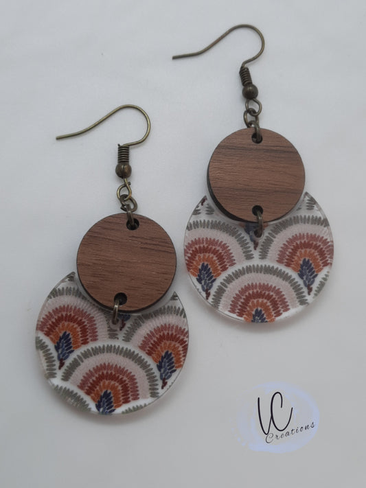 Boho Rainbow Circle Dangle