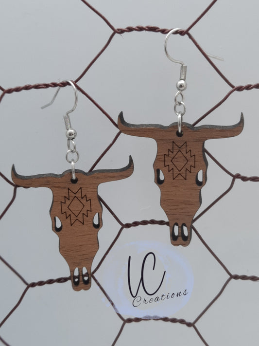 Steer Skull Dangles