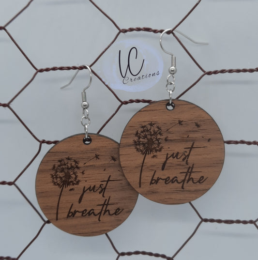 Breathe Circle Dangle