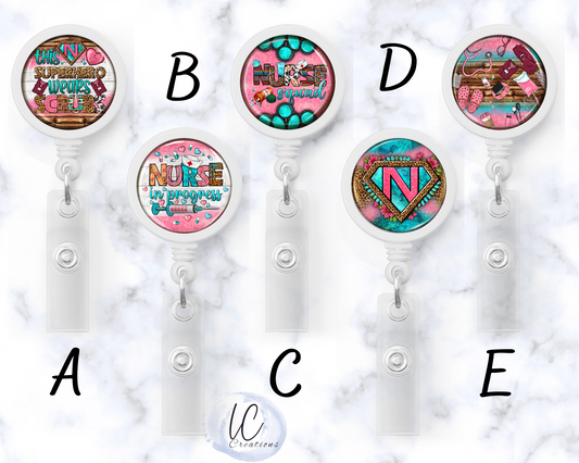 Nurse Badge Reel