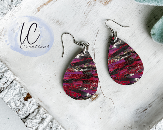 Spooky Glitter Teardrops